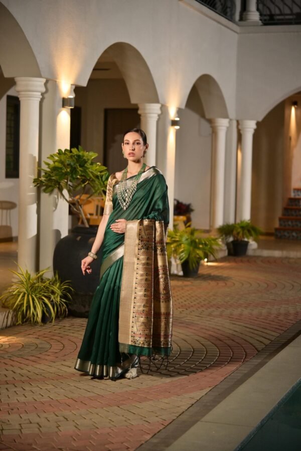 Khadi silk sarees - Image 8