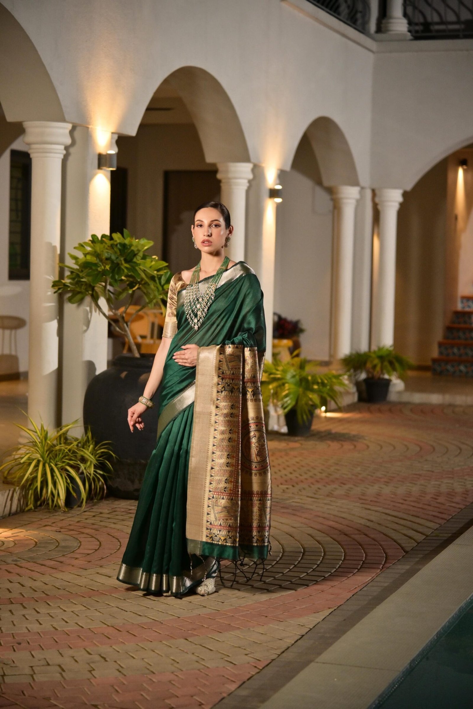 Khadi silk sarees - Image 8