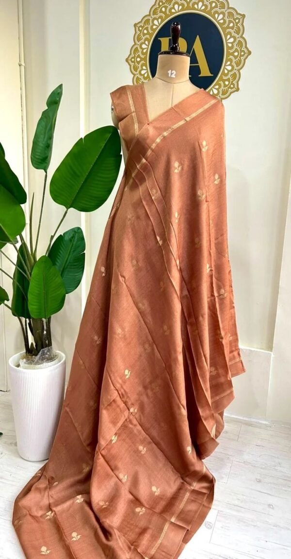 Viscose Khadi silk saree - Image 12