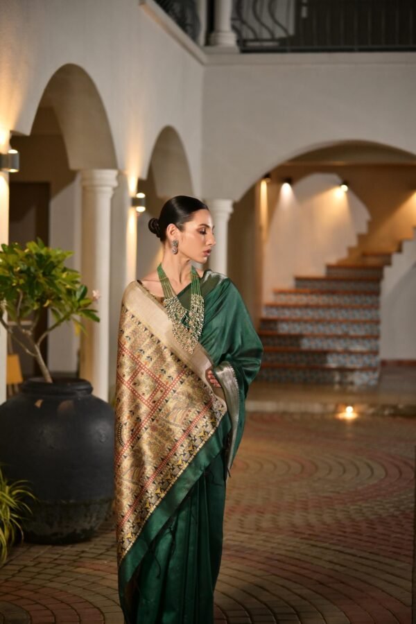 Khadi silk sarees - Image 6
