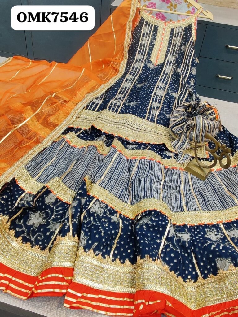 Sharara set with Potli bag