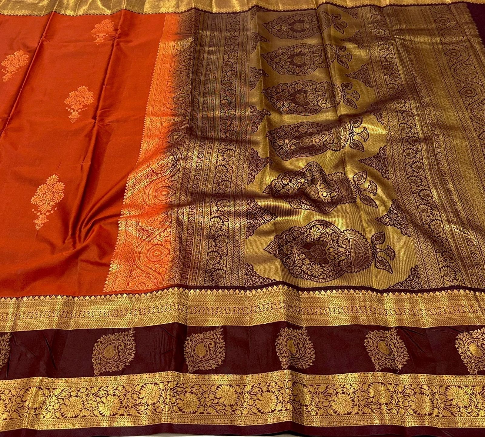 Premium kanjivaram silk saree - Image 2