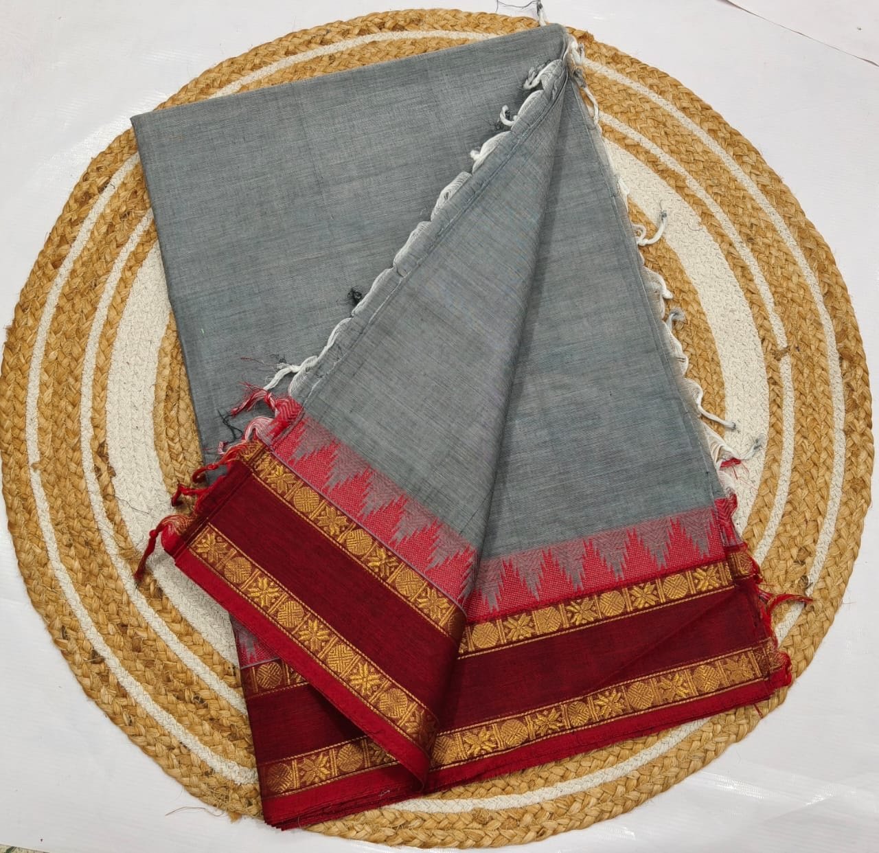 Kanchi cotton sarees - Image 4