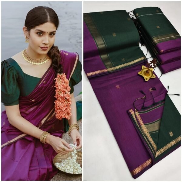 Silk cotton sarees - Image 28