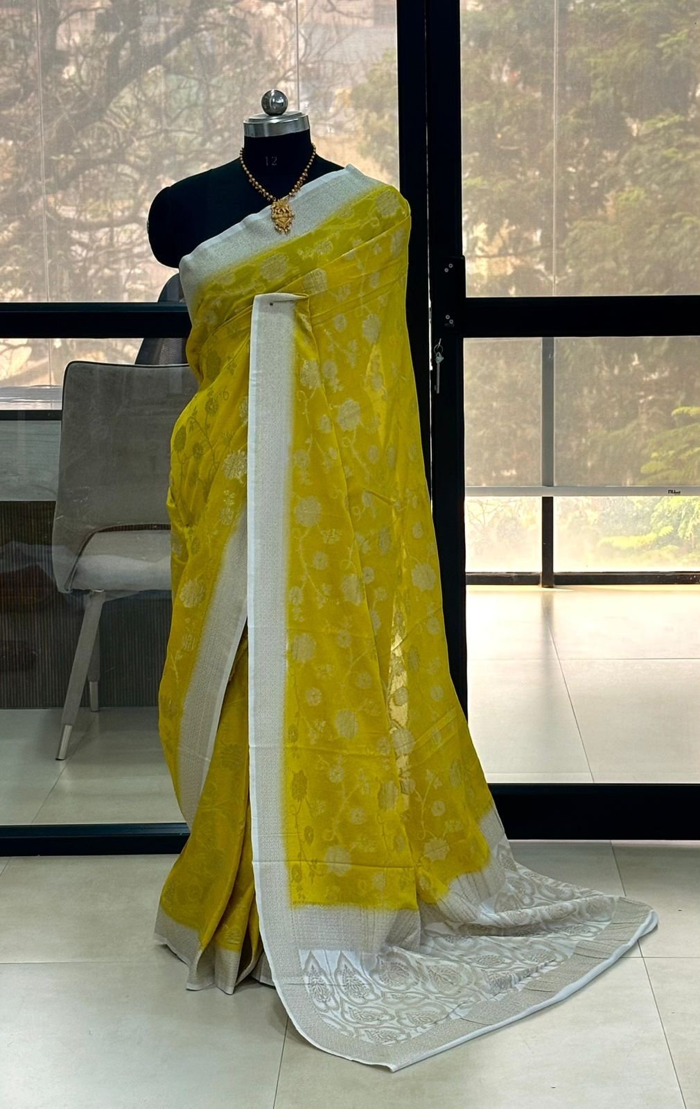 Banarasi Khadi georgette sarees - Image 4