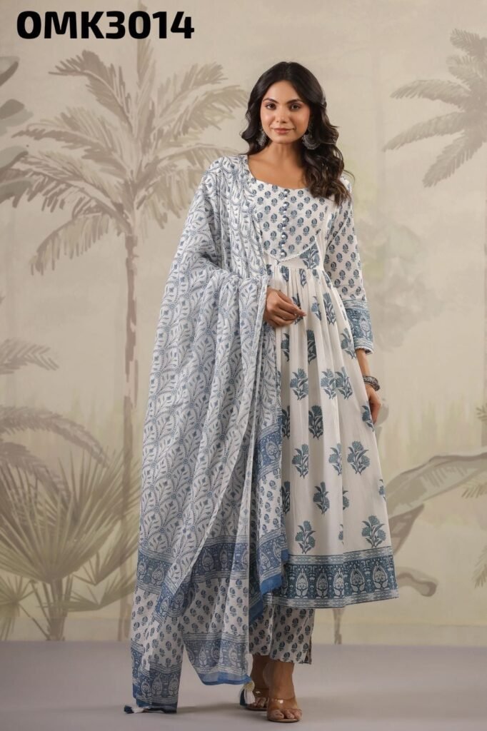 Cotton anarkali