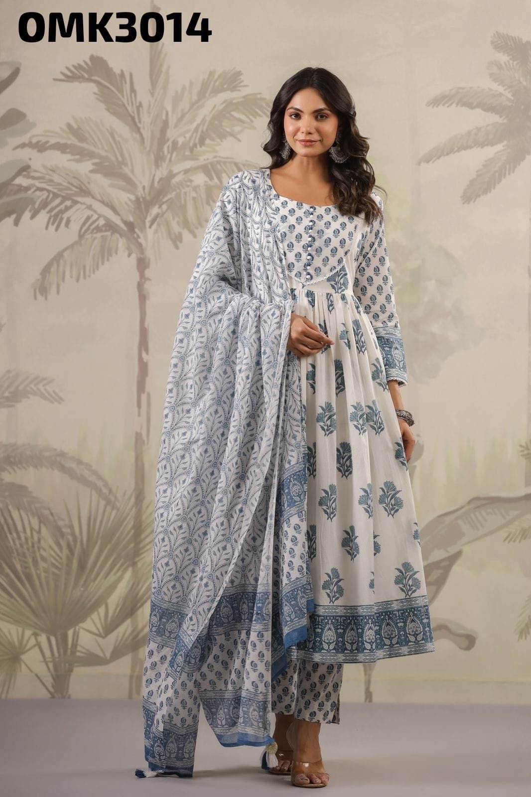 Cotton anarkali - Image 3