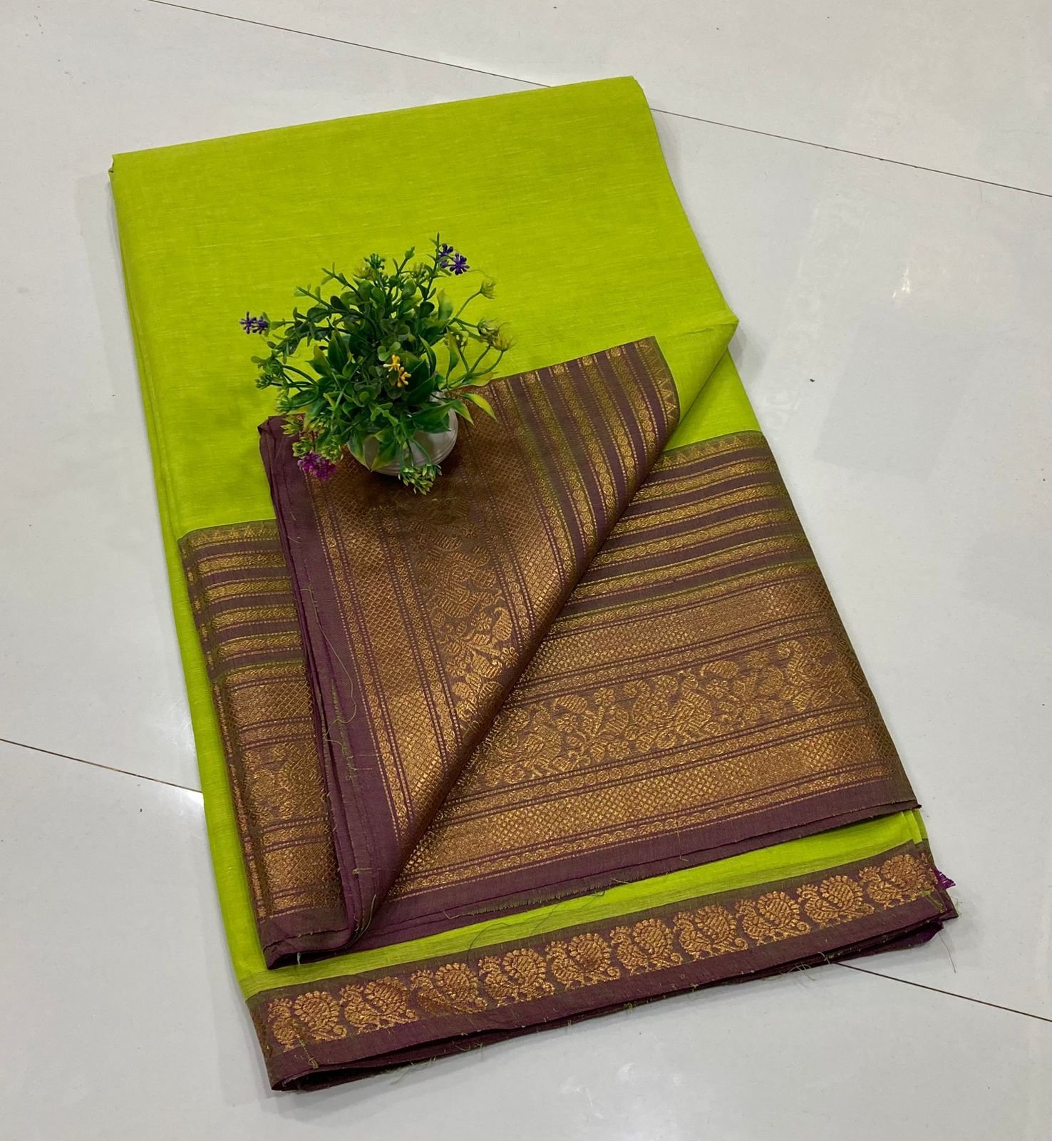 Kanchi Cotton Sarees - Image 2