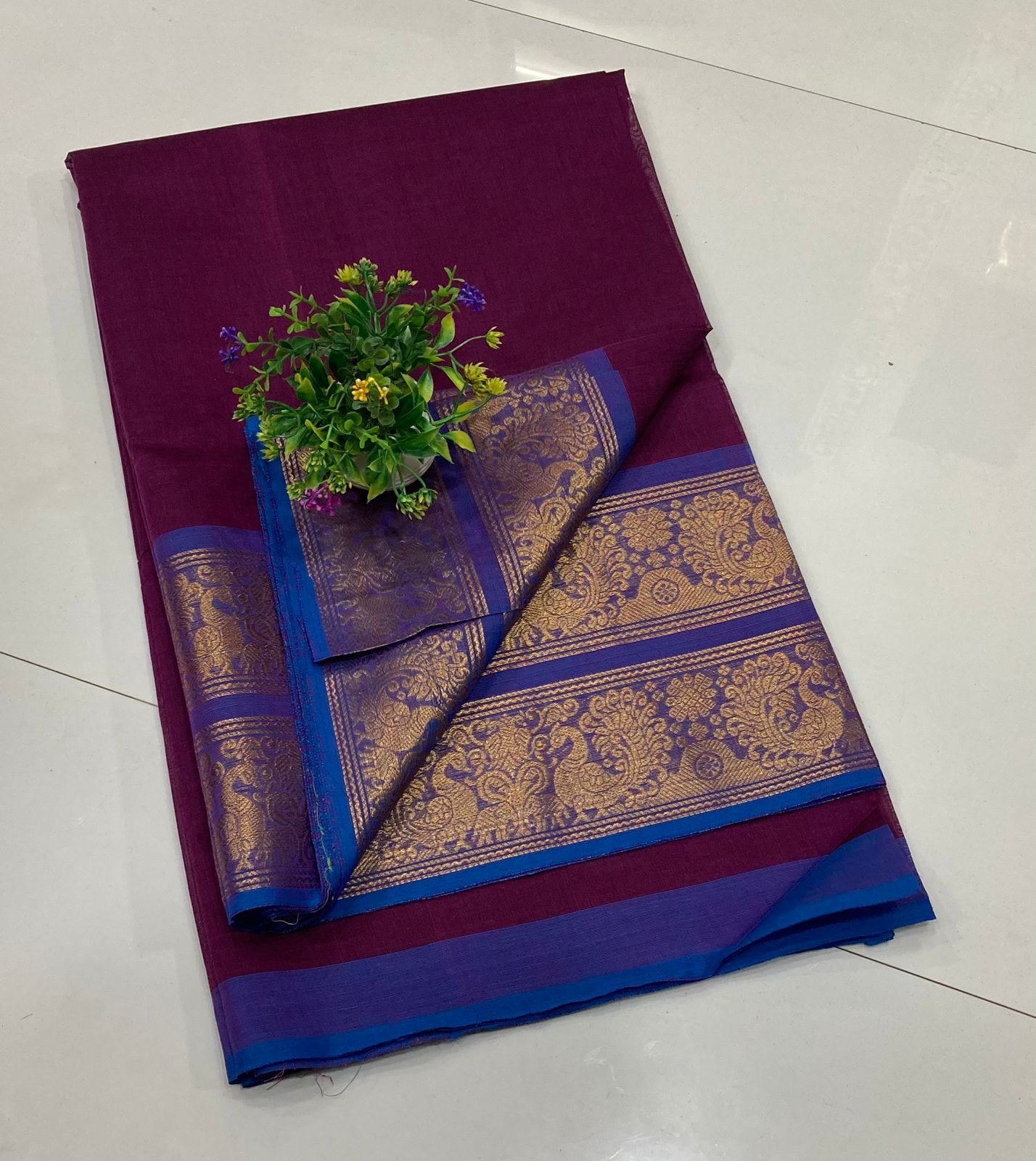 Kanchi Cotton Sarees - Image 1