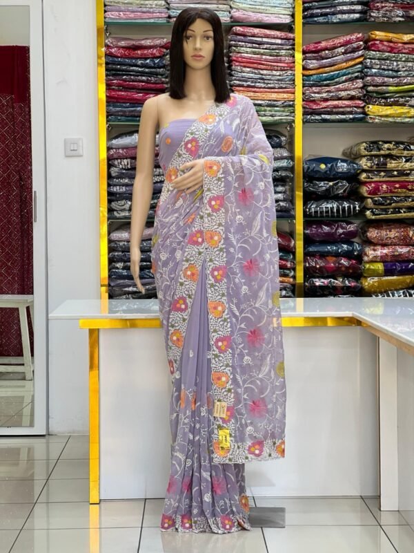 Georgette sarees - Image 2