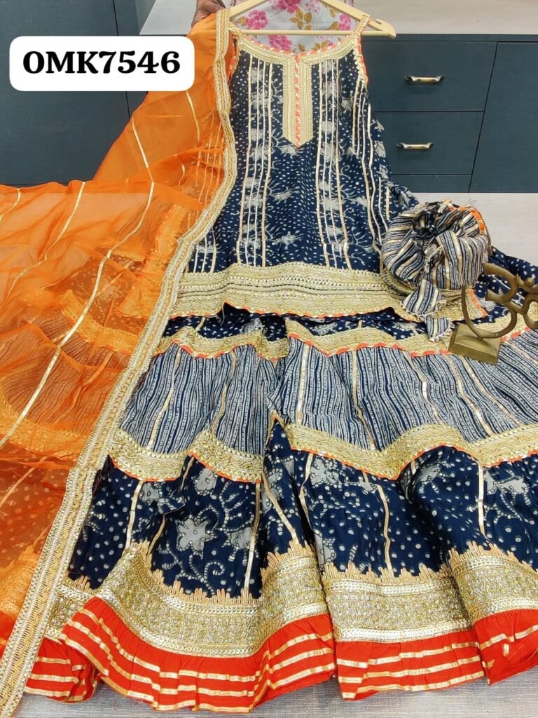 Sharara set with Potli bag