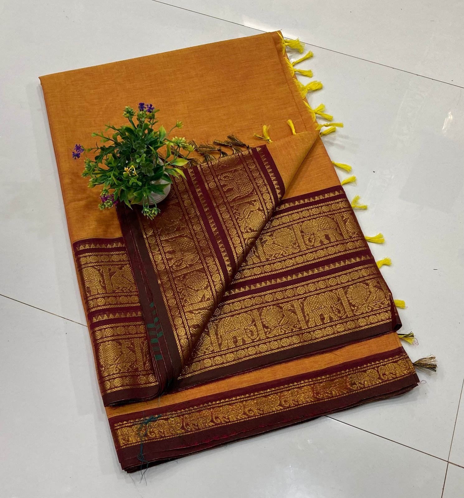 Kanchi Cotton Sarees - Image 12