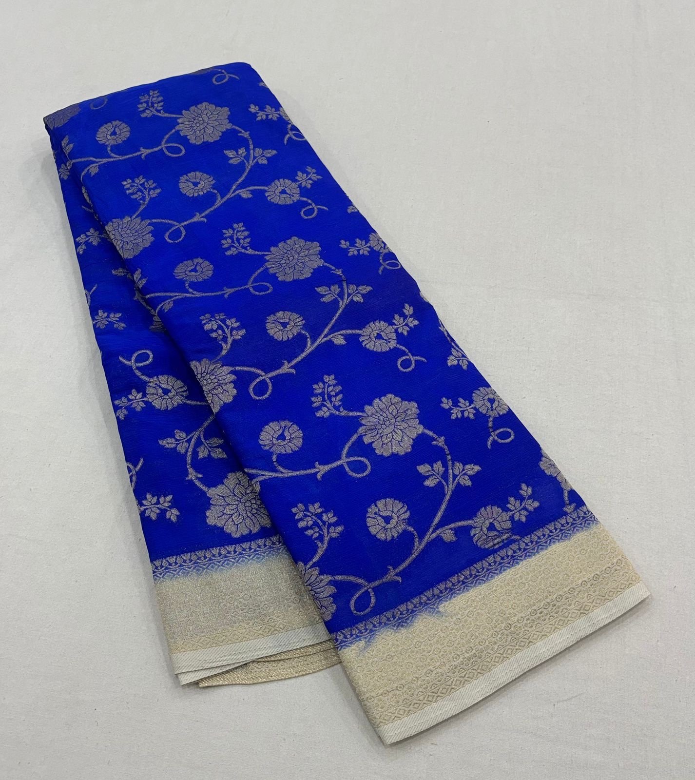 Banarasi Khadi georgette sarees - Image 12