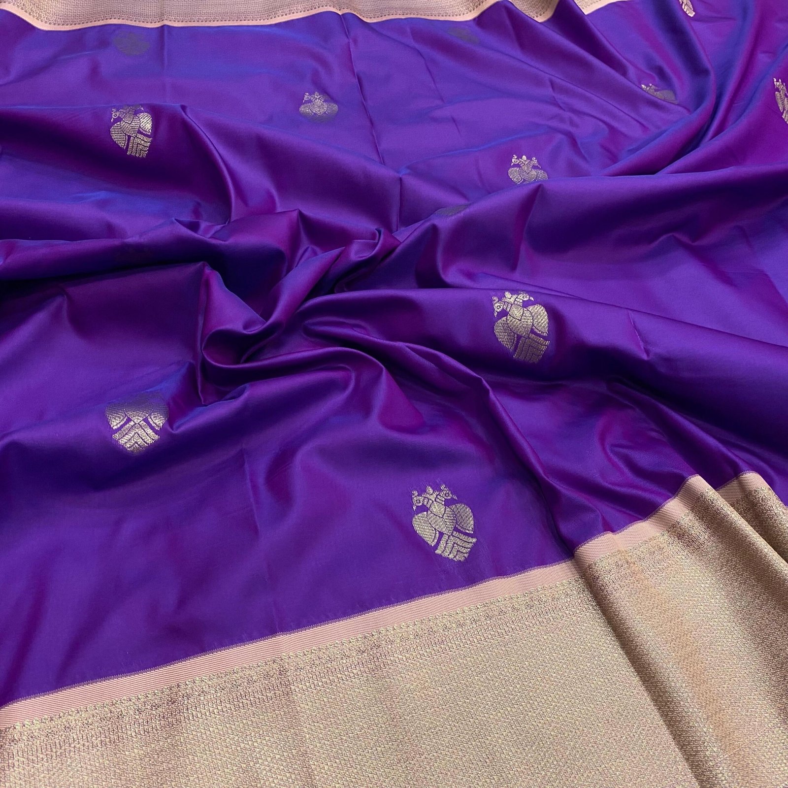 Soft banarasi silk saree - Image 1