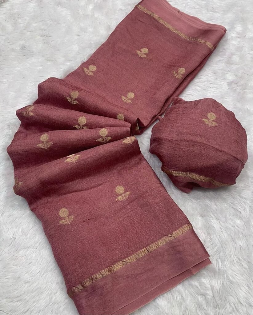 Viscose Khadi silk saree