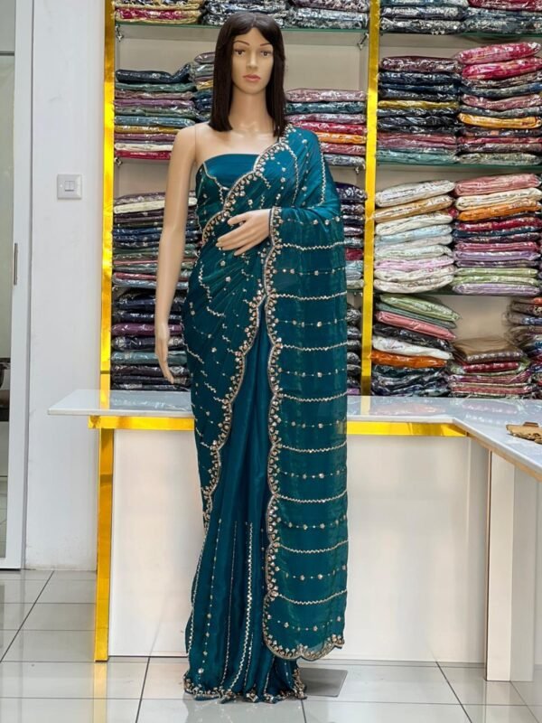 Fandy satin silk sarees - Image 6