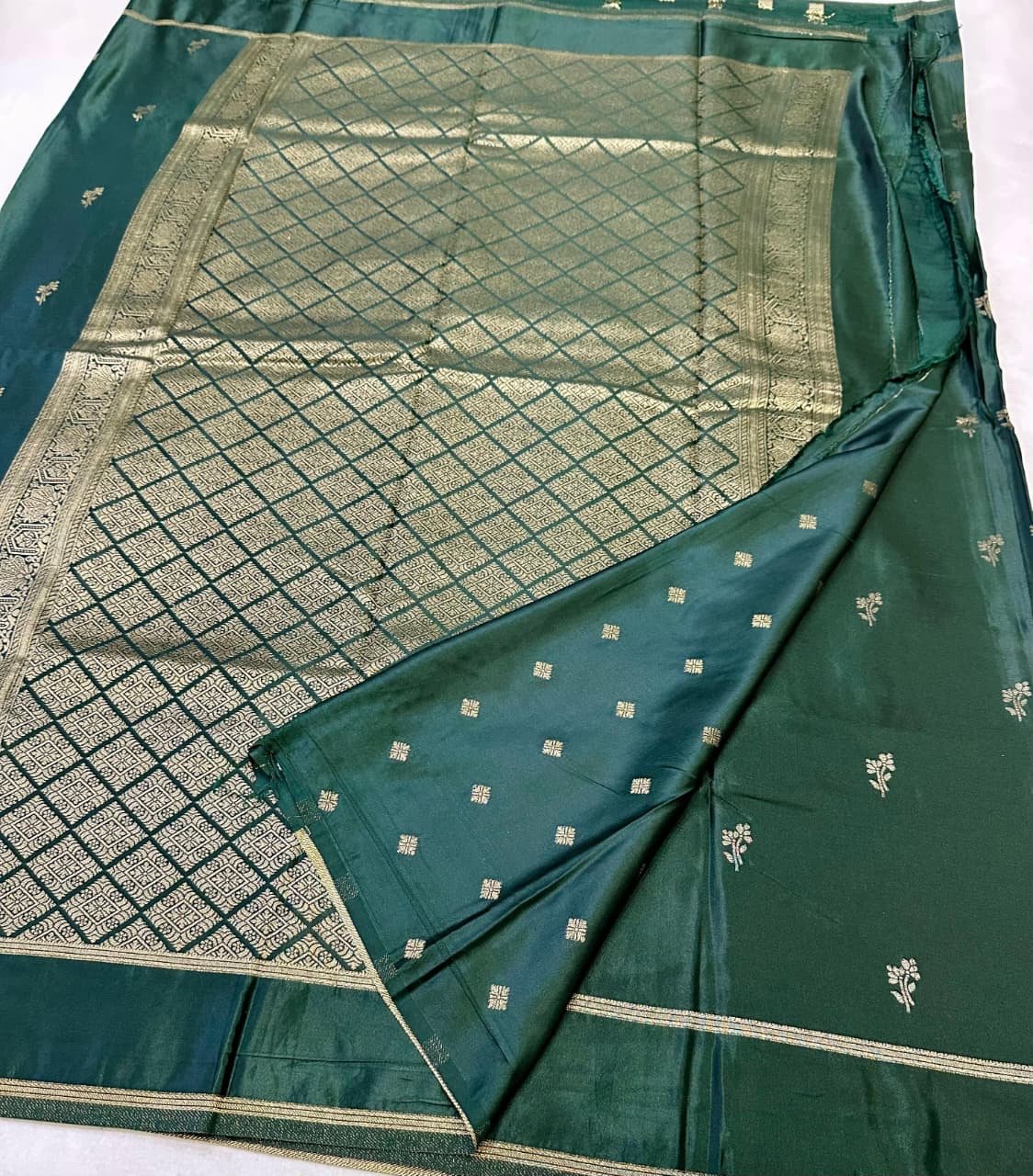 Satin silk sarees - Image 14