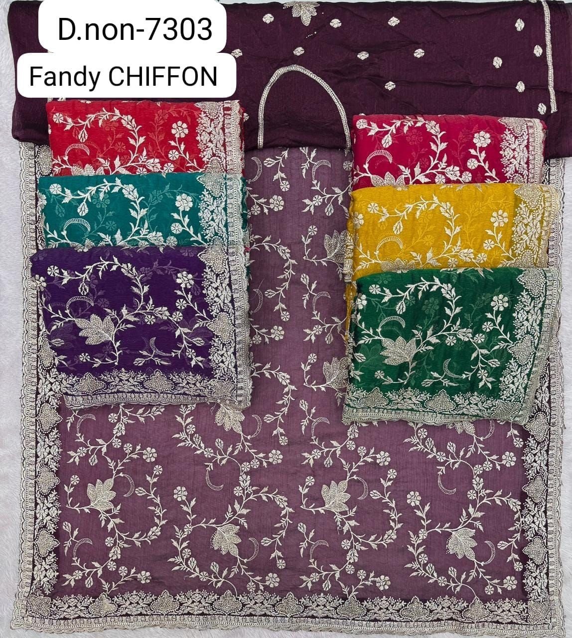 Grand dinner sarees - Image 3