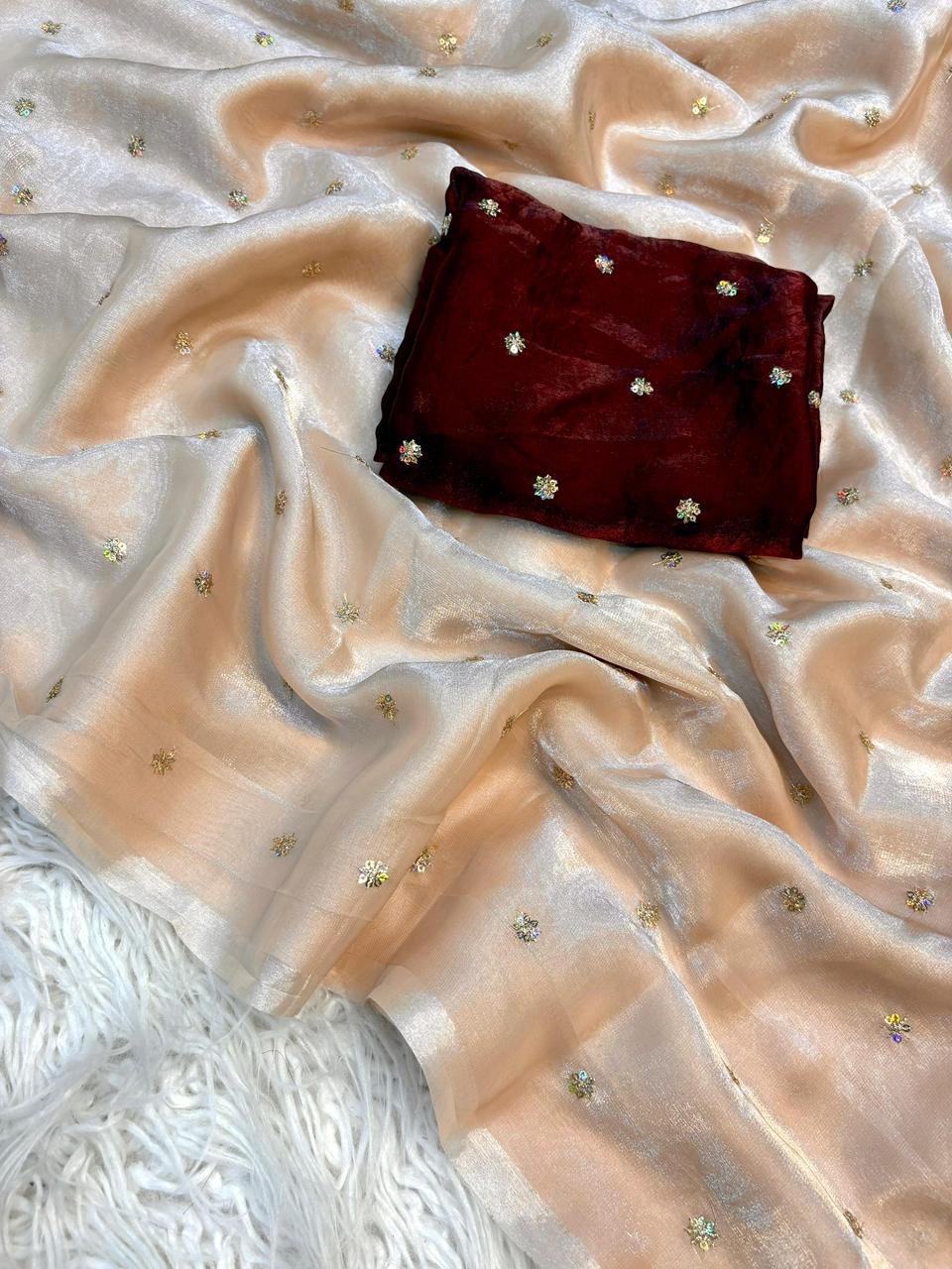 Space silk sarees - Image 14