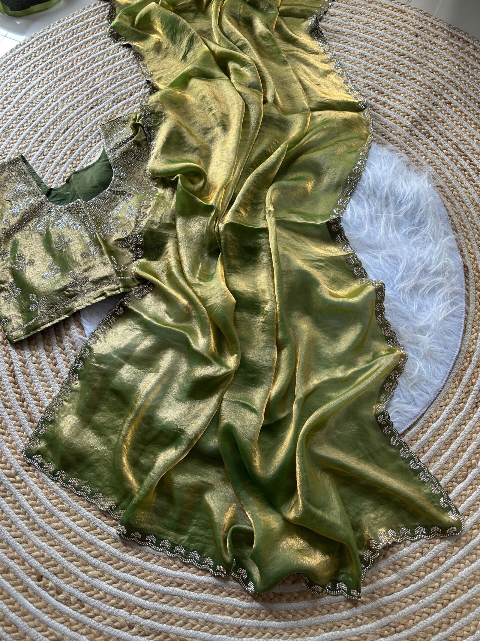 Saree with stitched blouse - Image 1