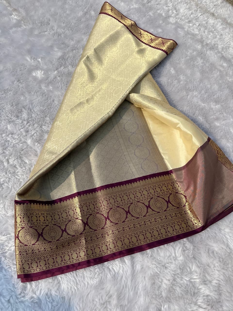 Banarasi tissue soft silk saree - Image 4