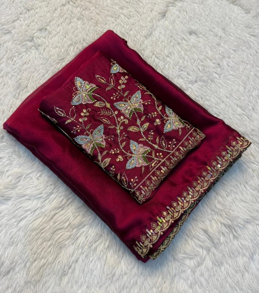 Soft Rangoli silk