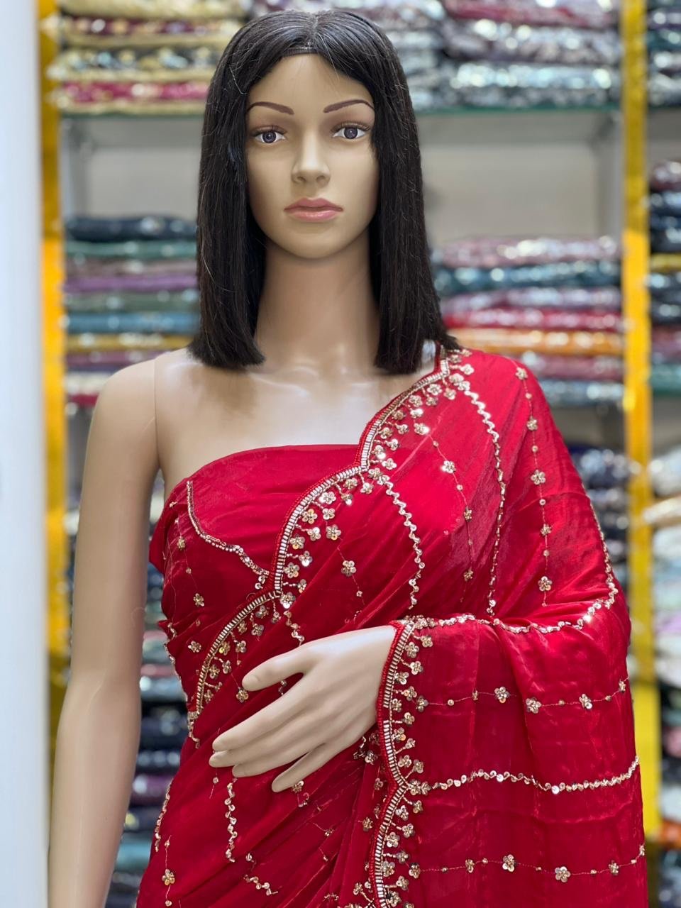 Fandy satin silk sarees - Image 8