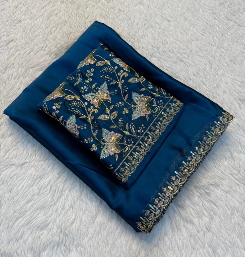 Soft Rangoli silk