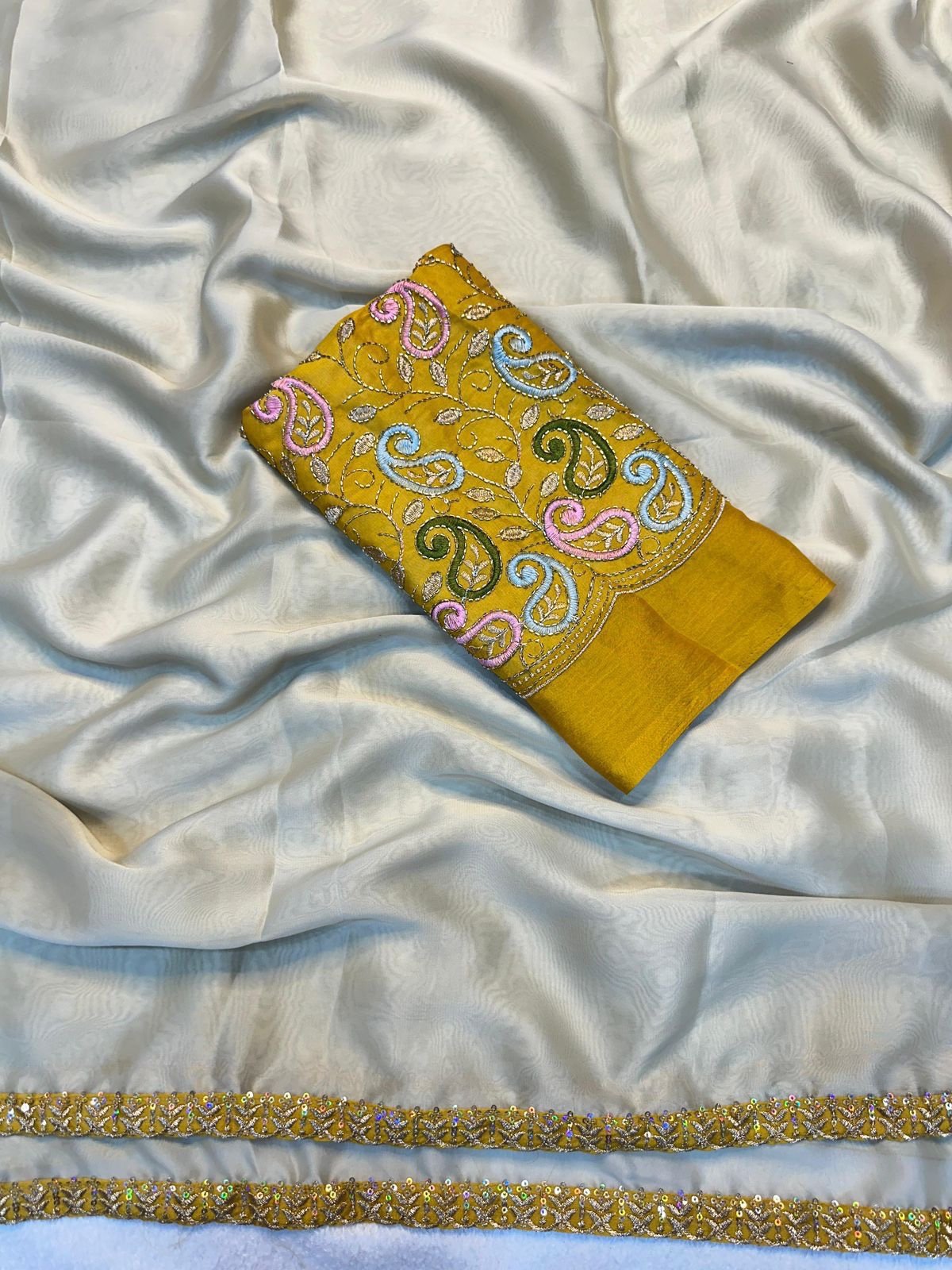 Rangoli silk sarees - Image 8