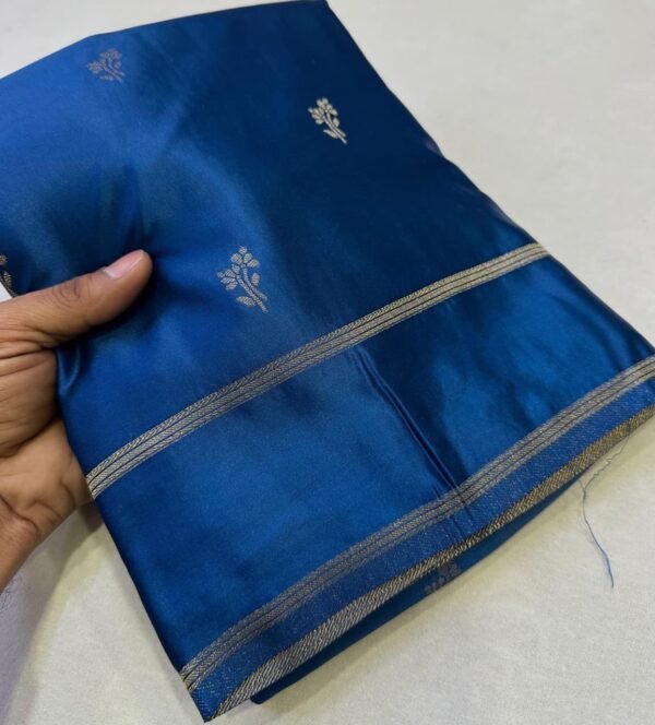 Satin silk sarees - Image 2