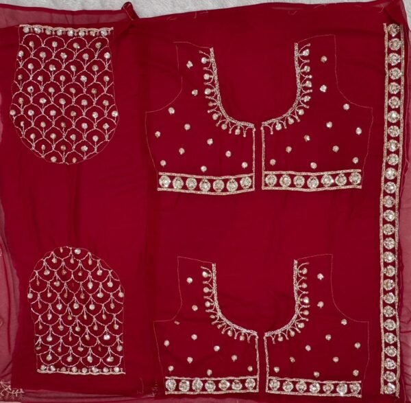 Grand dinner wear saree - Image 3