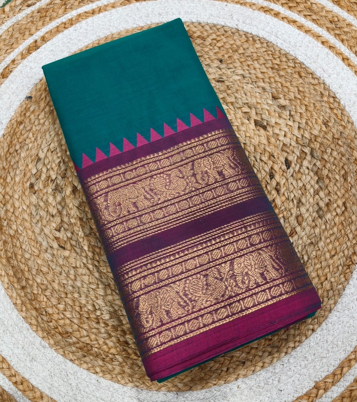 Kanchi cotton sarees - Image 1