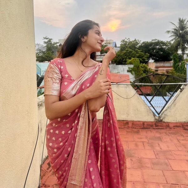 Viscose georgette sarees - Image 2