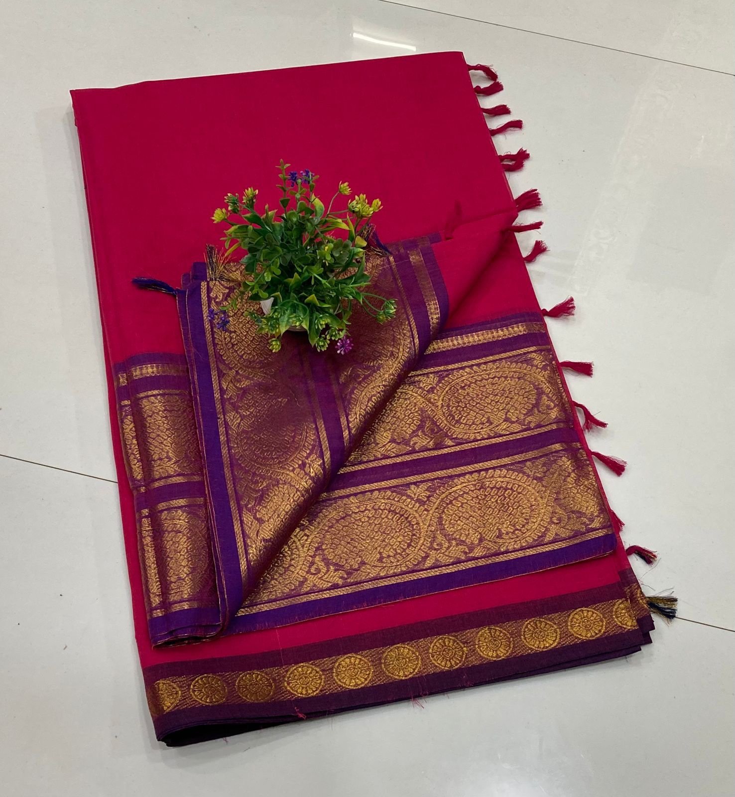 Kanchi Cotton Sarees - Image 9