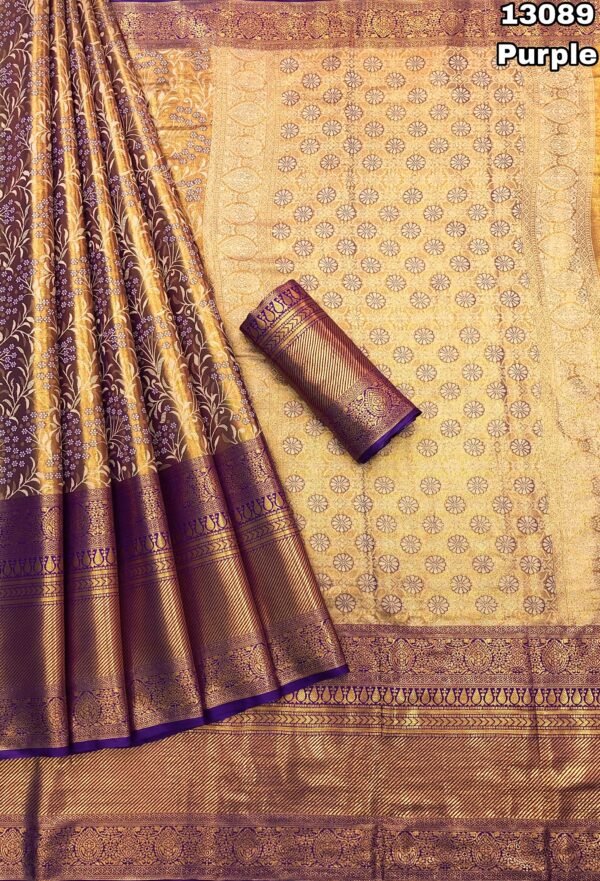 Kanjivaram pattu silk sarees - Image 4