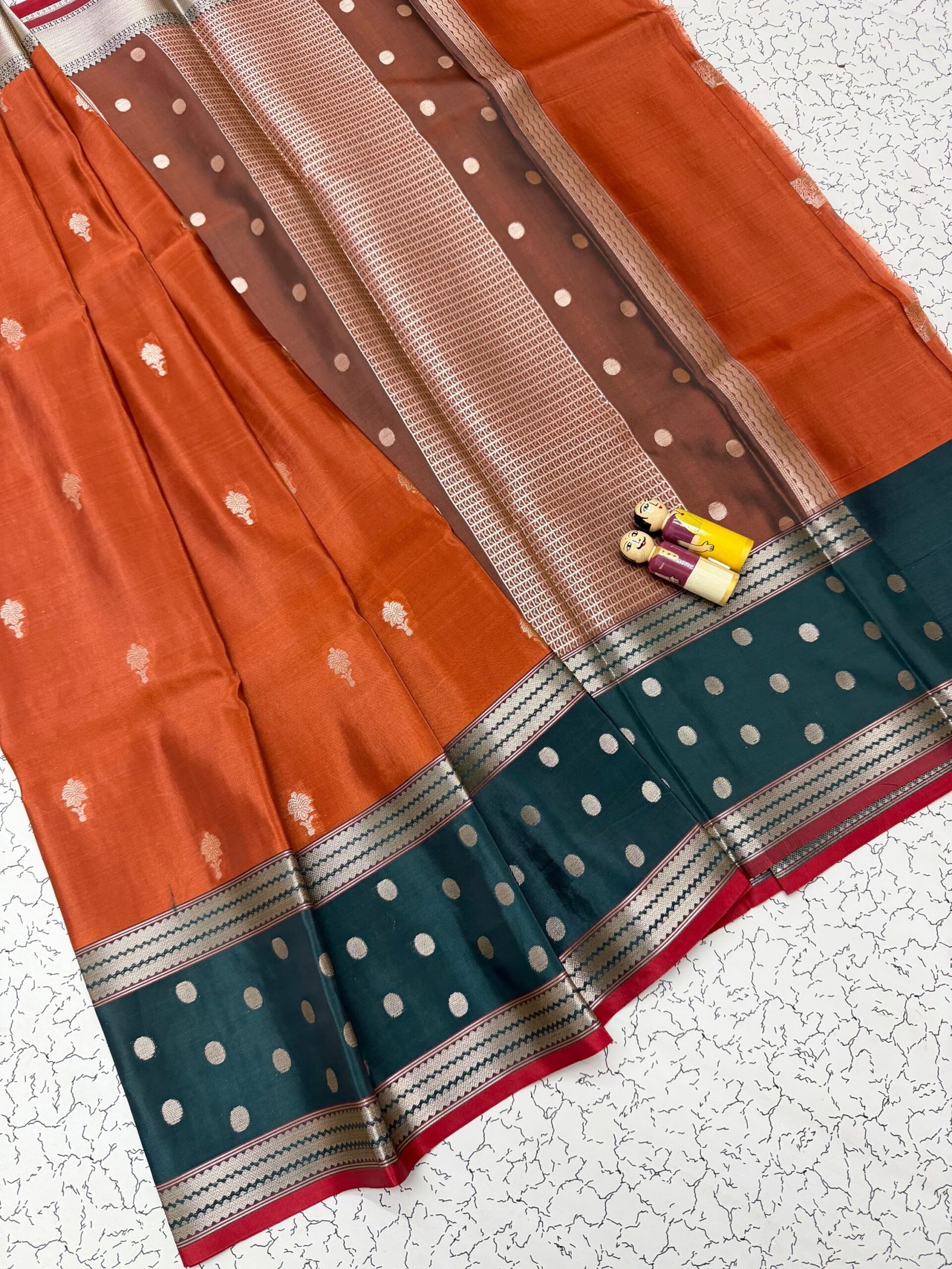Banarasi Semi Katan Soft Silk Saree - Image 6