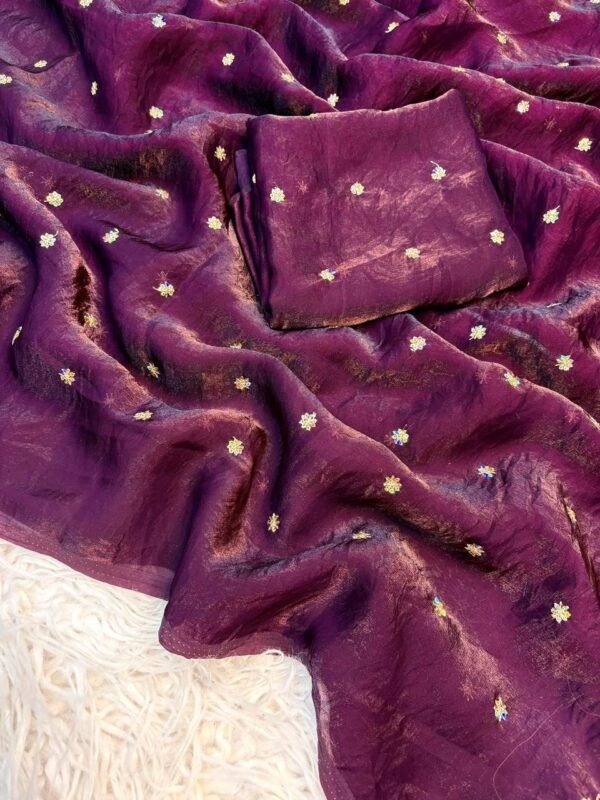 Space silk sarees - Image 5