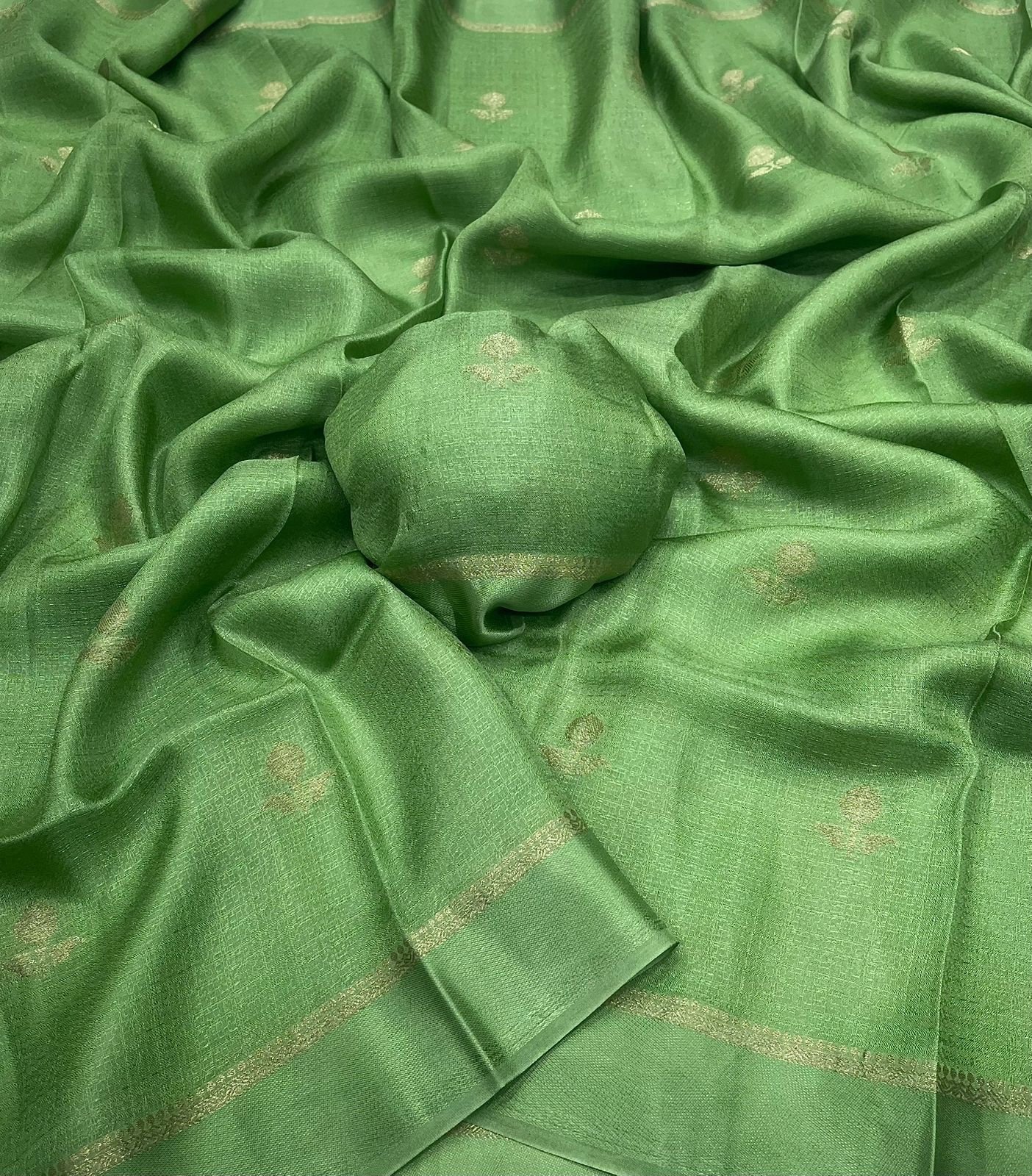Viscose Khadi silk saree - Image 27