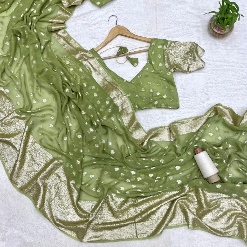 Viscose georgette sarees