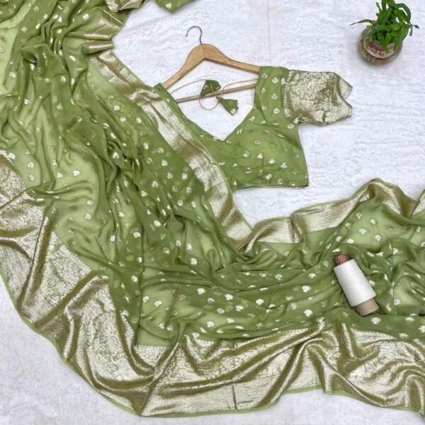 Viscose georgette sarees - Image 5