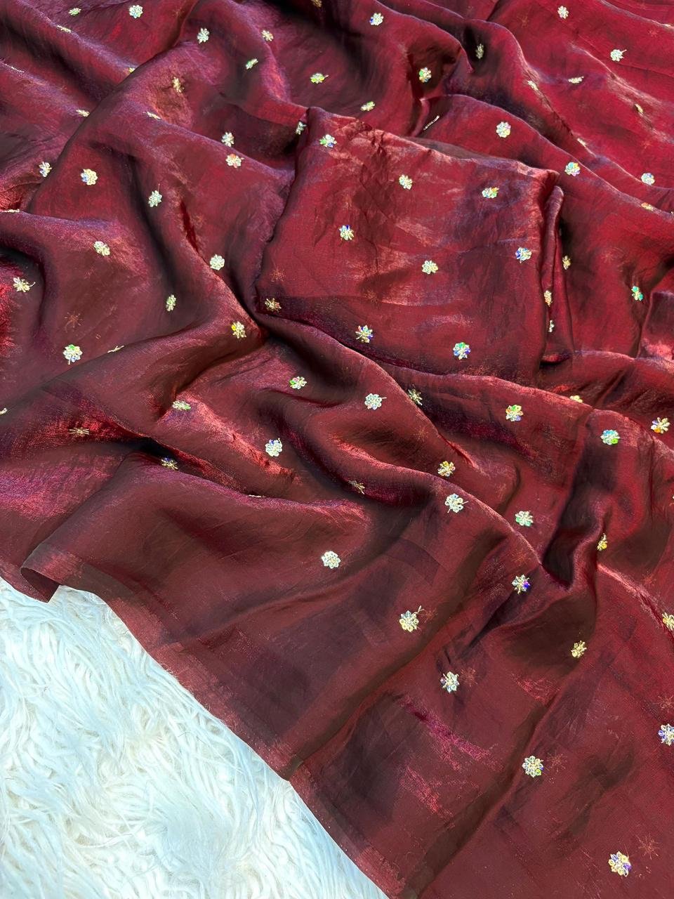 Space silk sarees - Image 19