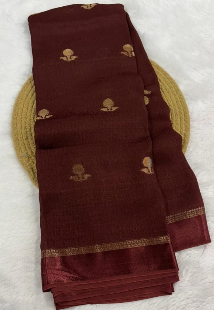 Viscose Khadi silk saree