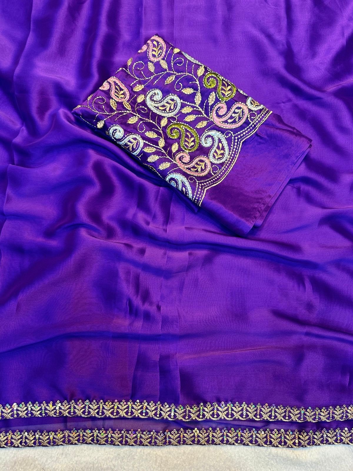 Rangoli silk sarees - Image 10