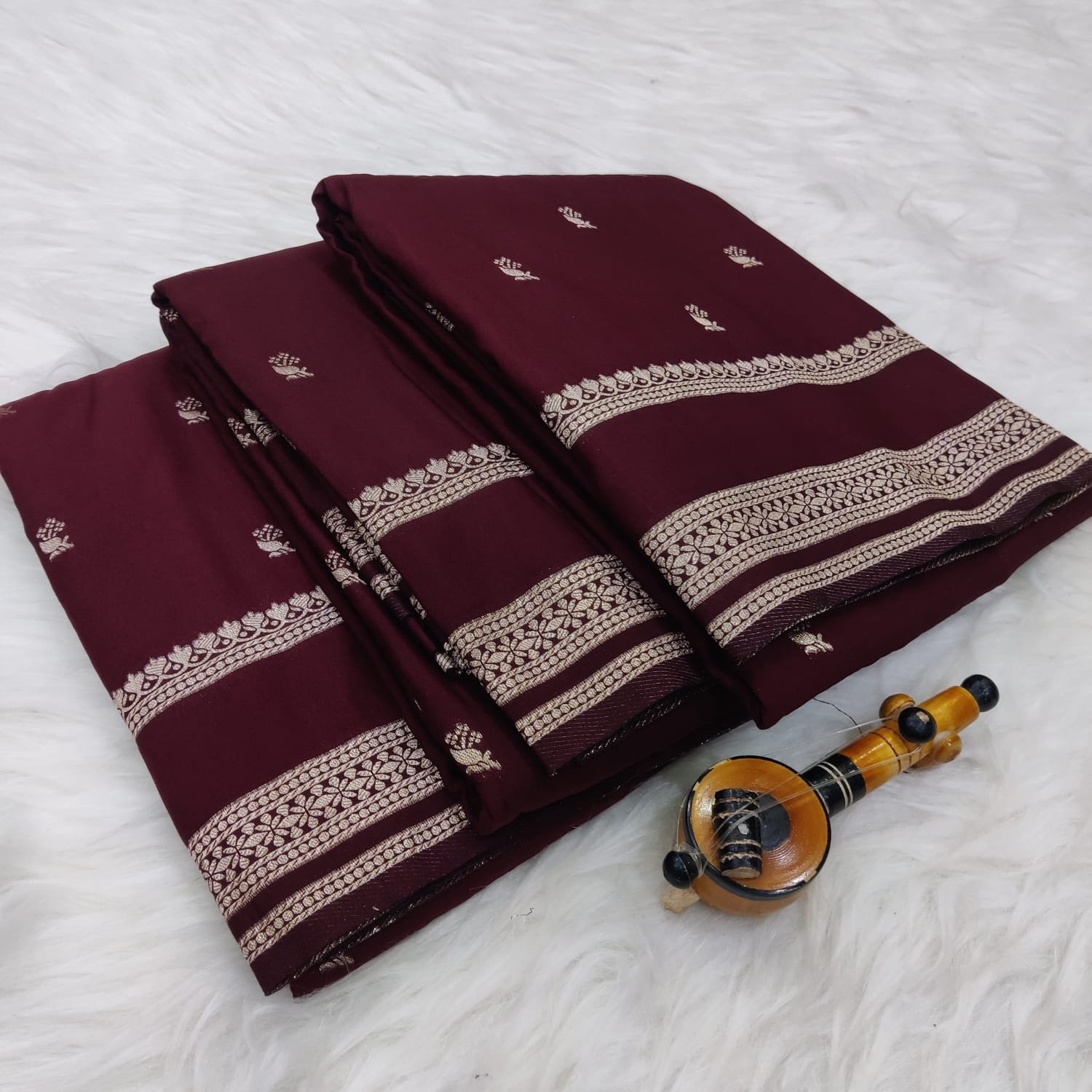 Banarasi silk saree - Image 1