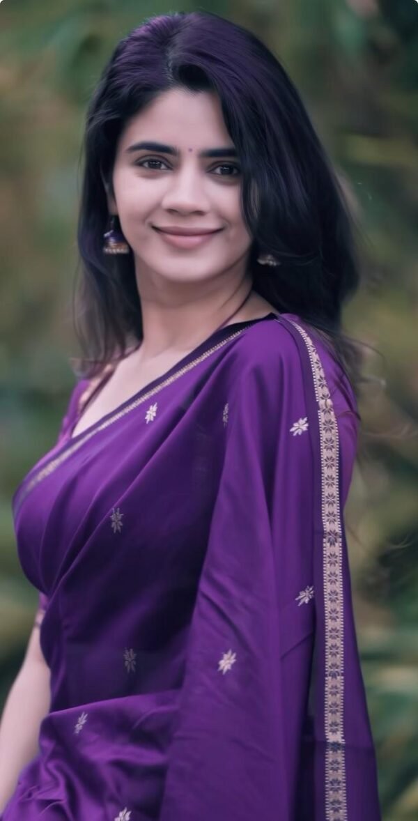 Viscose jacquard saree