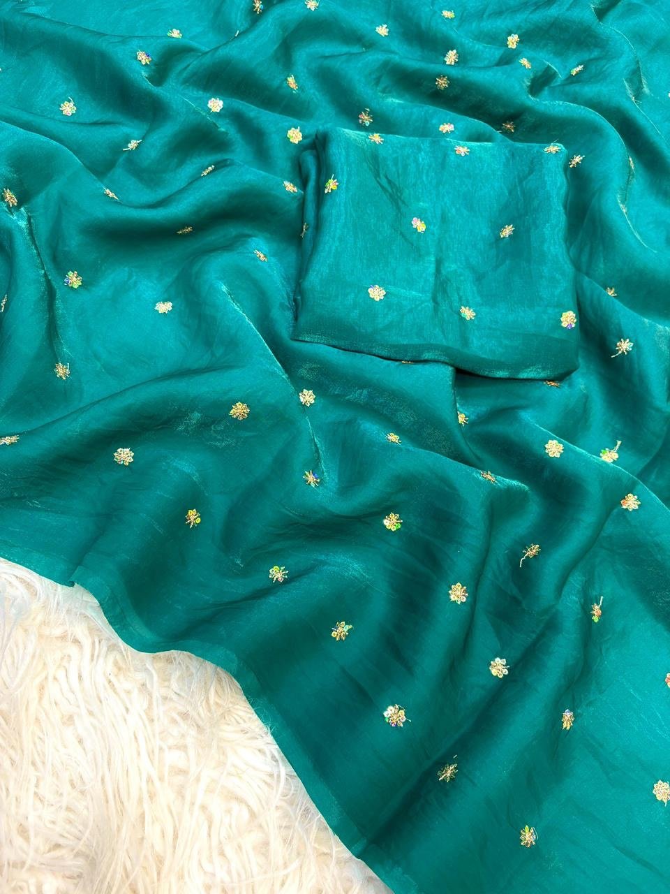 Space silk sarees - Image 11