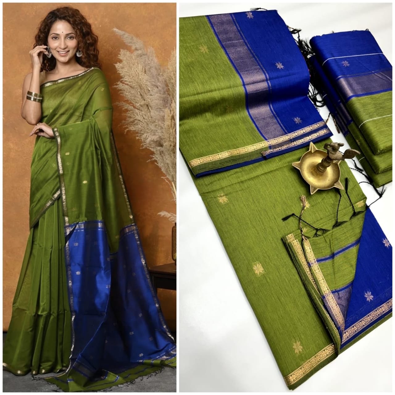 Silk cotton sarees - Image 14