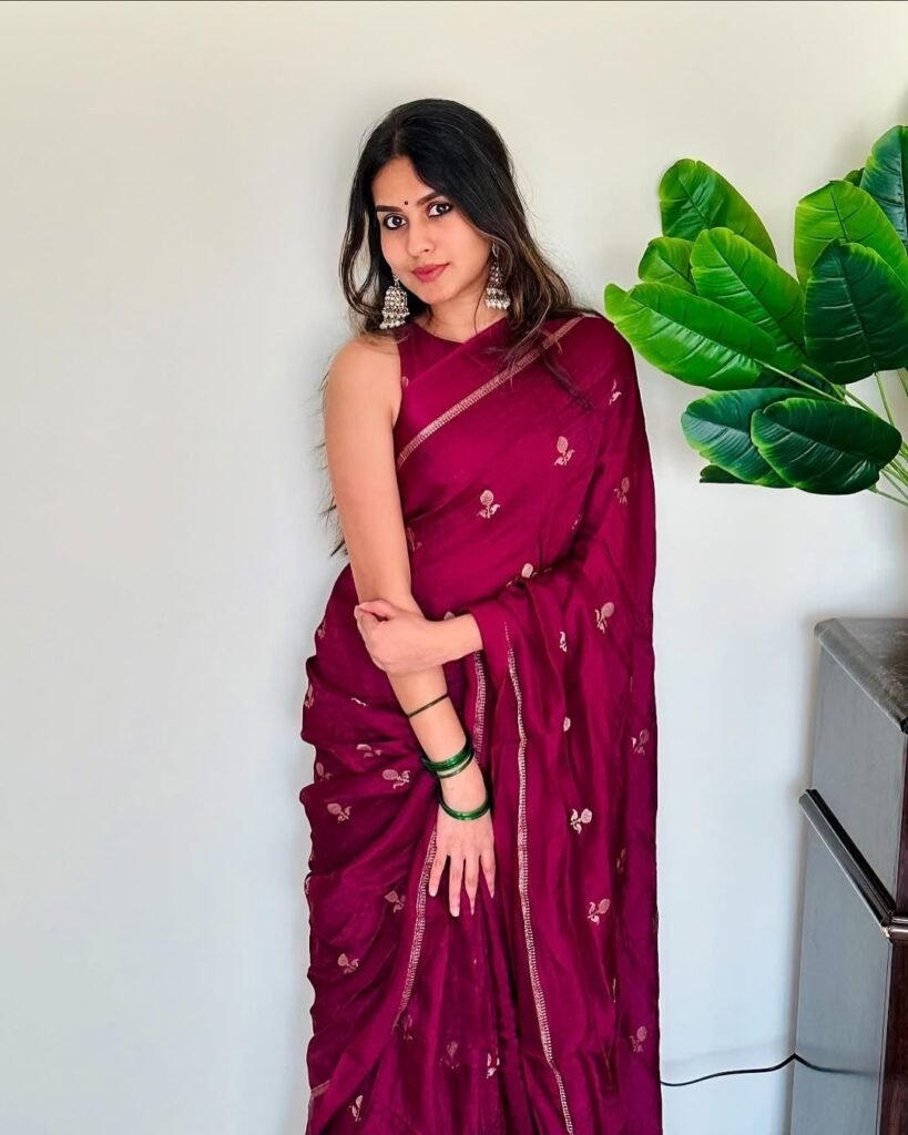 Viscose Khadi silk saree