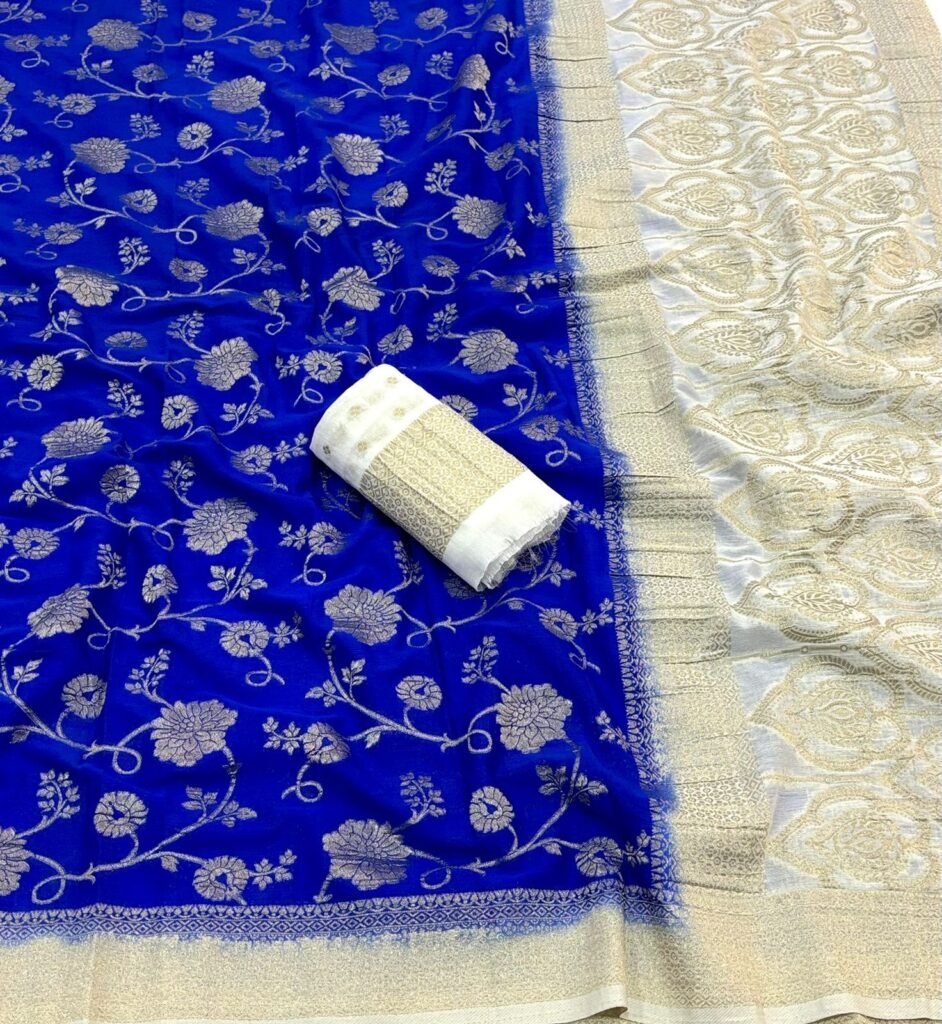 Banarasi Khadi georgette sarees