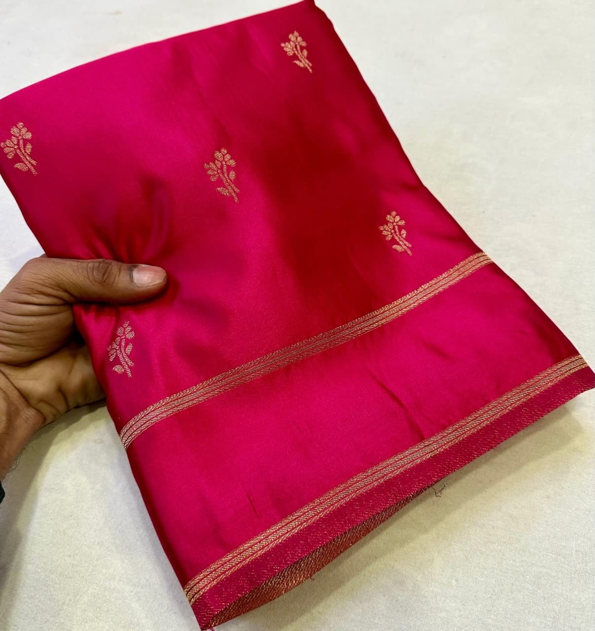 Satin silk sarees - Image 8